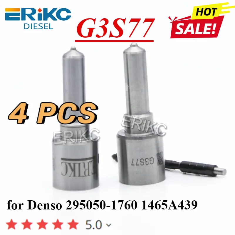 

4PC 2950501760 Injector Nozzle G3S77 Common Rail Nozzle 1465A439 Auto Sprayer Tip for Denso 295050-1760