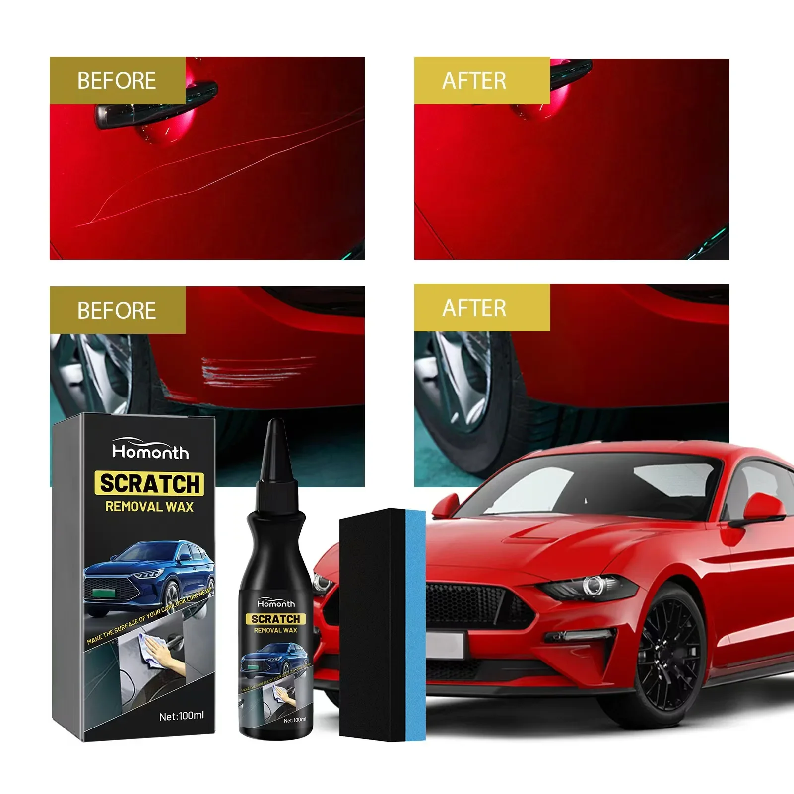 Car Scratch Remover Car Paint  Repair  Scratches Remover For Keeping Car Shiny  Waterproof Deep Scratch  Wax