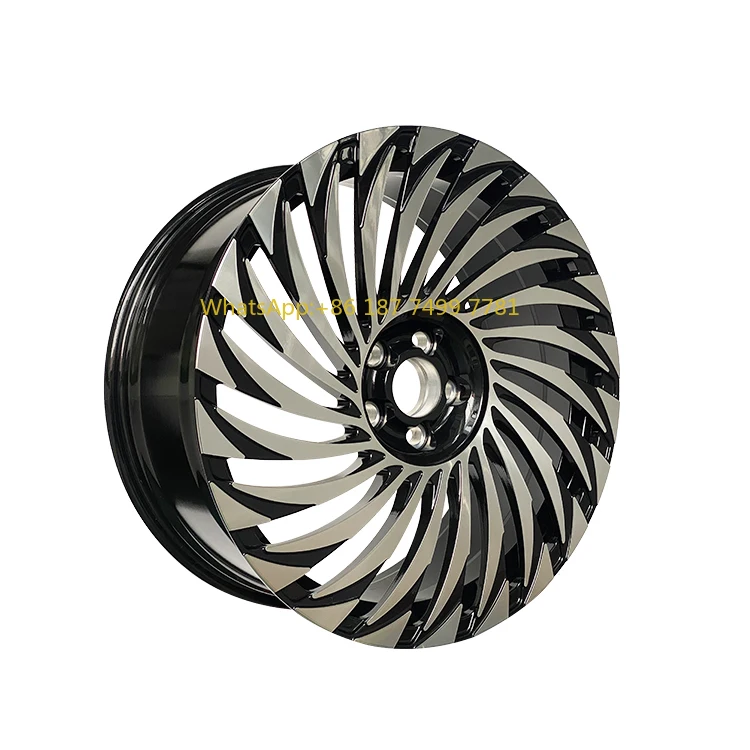 

Высококачественные 19, 20, 22-дюймовые кованые алюминиевые заготовки колесных дисков с несколькими спицами