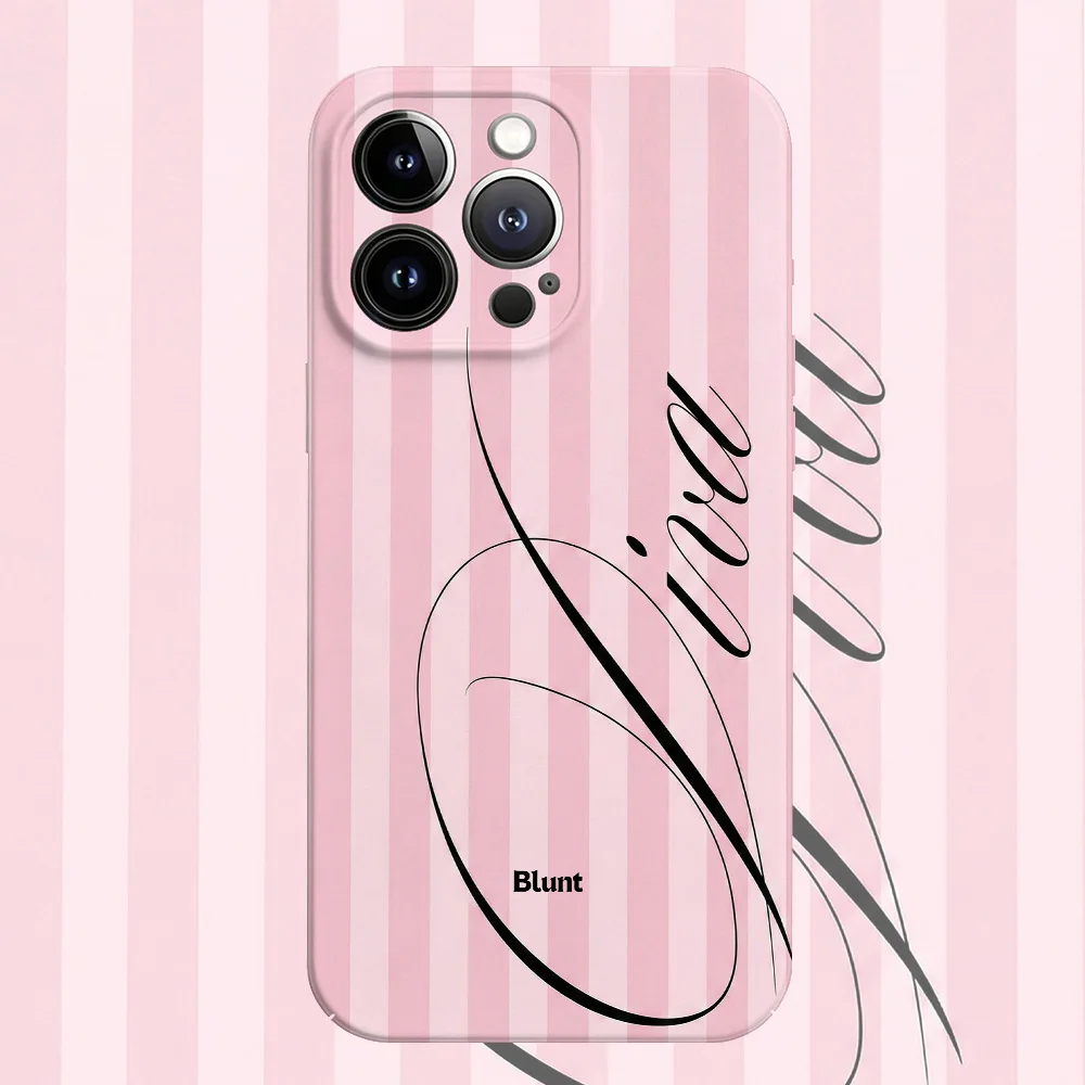 Pink Striped Divi Phone Case for Samsung Galaxy S20 S21 S22 S23 S24 S25 FE Plus Note20 Ultra 4G 5G Glossy Film Hard PC Cover