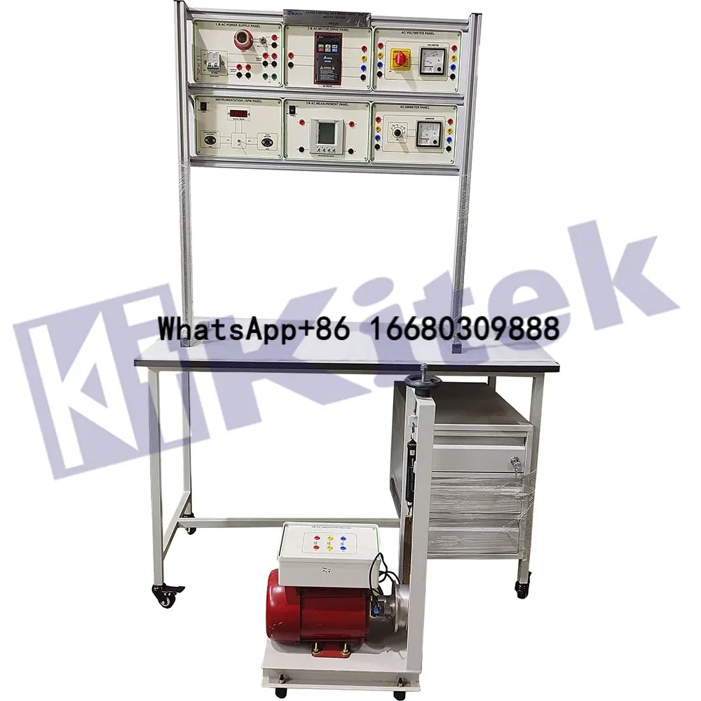 3 PHASE SYNCHRONOUS MOTOR TRAINER BY KITEK OEM SUPPORT MODE NO KMT 09 ELECTRICAL MACHINE TRAINER