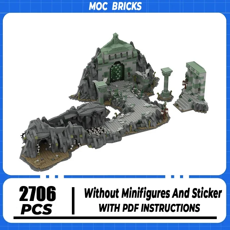 

Волшебные кольца Moc, строительные блоки, дорожки по мотивам фильма, модели мертвецов, технологические кирпичи, сборка «сделай сам», уличный вид, игрушки, подарки