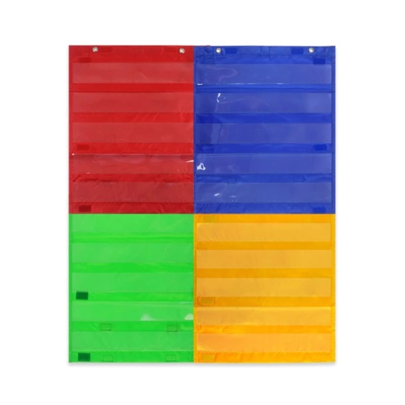 5-layer Pocket Chart Classroom Pocket Charts for Classroom, Kindergarten Daily Schedule, Learning Activities