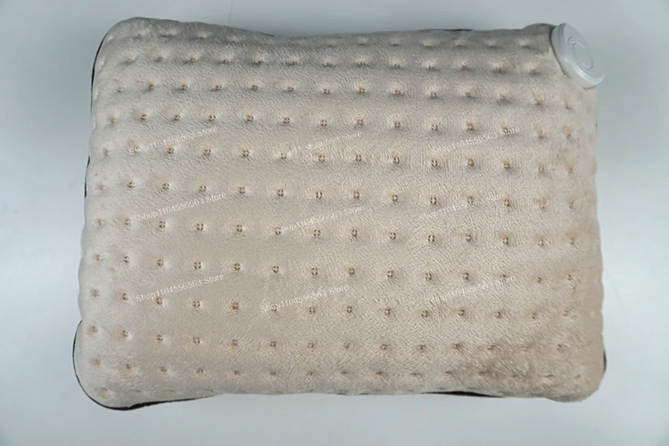 220V Portable PTC Heated Pillow with Smart Control, Washable Design & Overheat Protection - 100W EU Plug