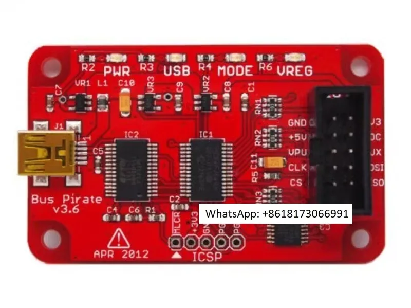 

Bus Pirate v3.6 Universal Serial Interface Module