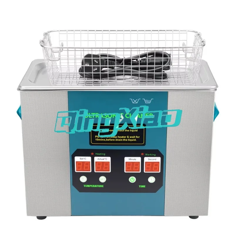 Household Commercial Benchtop Ultrasonic Cleaners Easy Operation Jewelry Denture Hardwares Electronic Parts Maintenance Cleaning