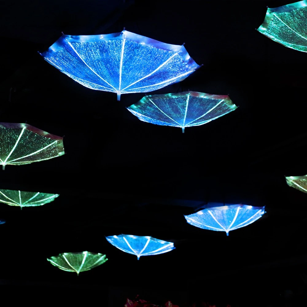 Galaxy LED luminous umbrella, shining gypsy luminous umbrella