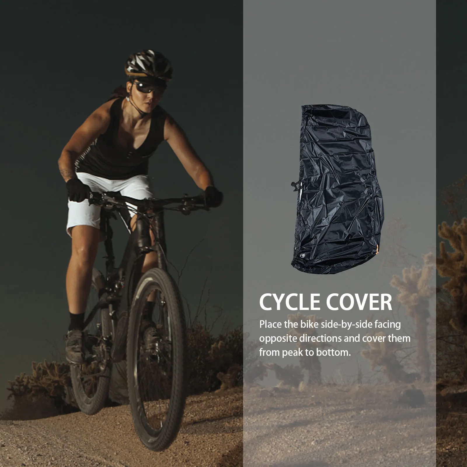 

Bicycle Cover Waterproof Professional Bicycles Protector Wear resistant Bike Tarp UV Protection Dustproof Foldable Mountain