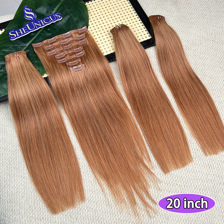 # 30가지 색상의 스트레이트 PU 클립인 헤어 익스텐 - Seamless Clip In Hair Extensions Human Hair 리뷰 및 가격