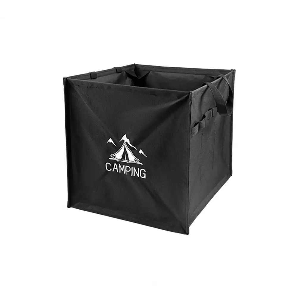 Outdoor Storage Bin Durable 60l Collapsible Storage Bin Waterproof Outdoor Garbage Bag with Strong Load-bearing Capacity