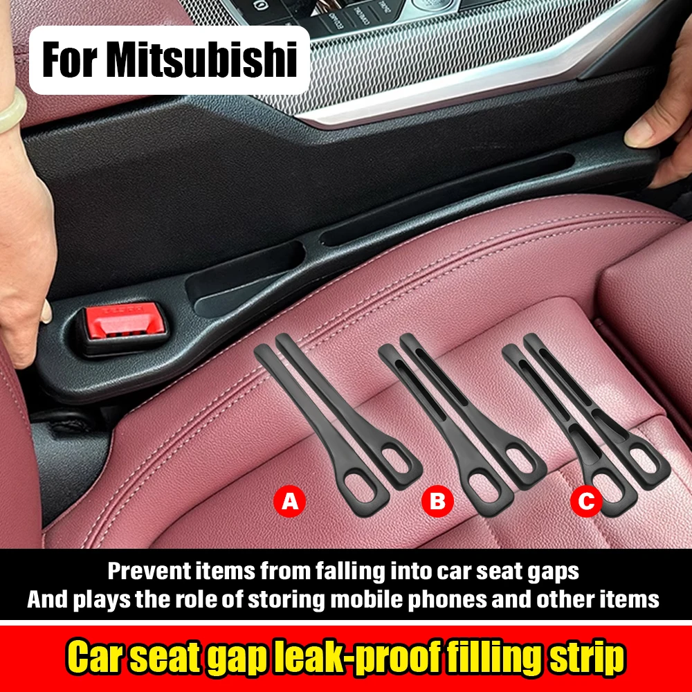 

Car Seat Gap Storage Filler Decorative Strip For Mitsubishi L200 Outlander Eclipse Cross Xpander Lancer PHEV Hybrid Accessories