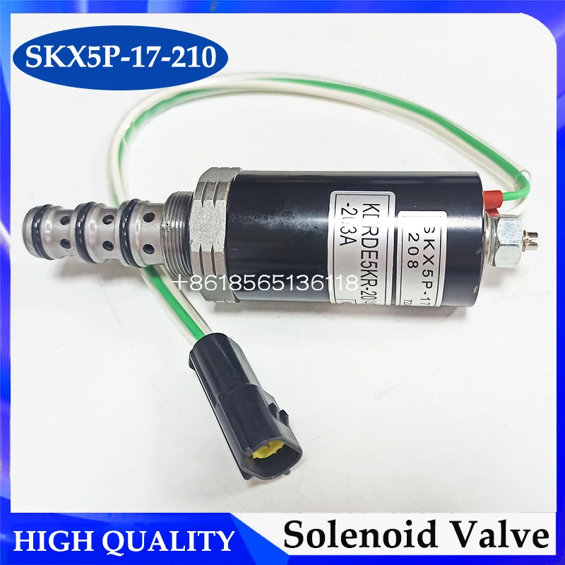 SKX5P-17-210 KDRDE5KR-20 40C13-203A Elettrovalvola per escavatore SH200 SH120 SH280 A1 A2 A3 SH200-1 SH200-2 SH200-3 Solenoide
