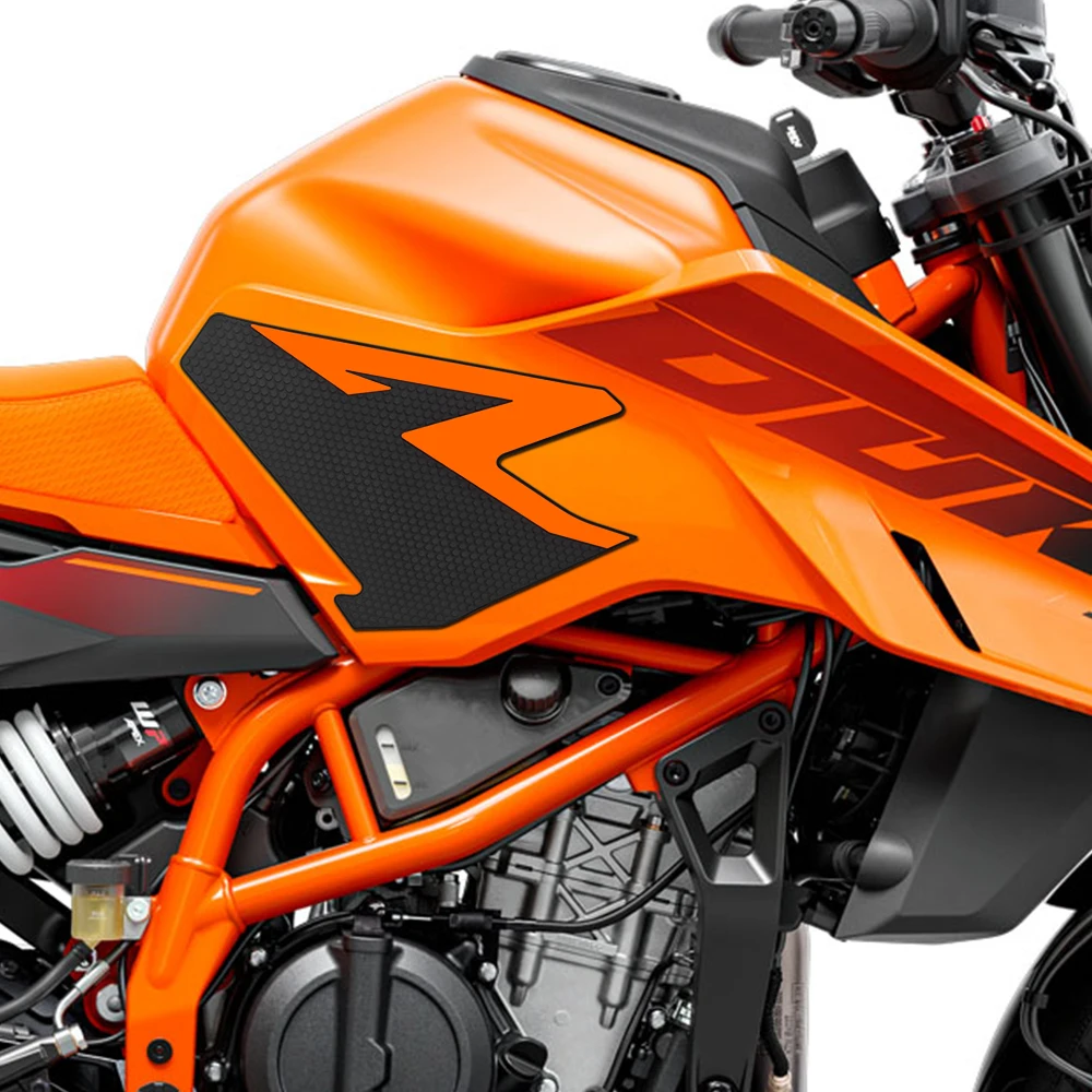 For Duke 390 390DUKE 2024 Anti slip Tank Pad Sticker Gas Knee Grip Traction Side Pad Fuel Tank Pad Sticker Protection