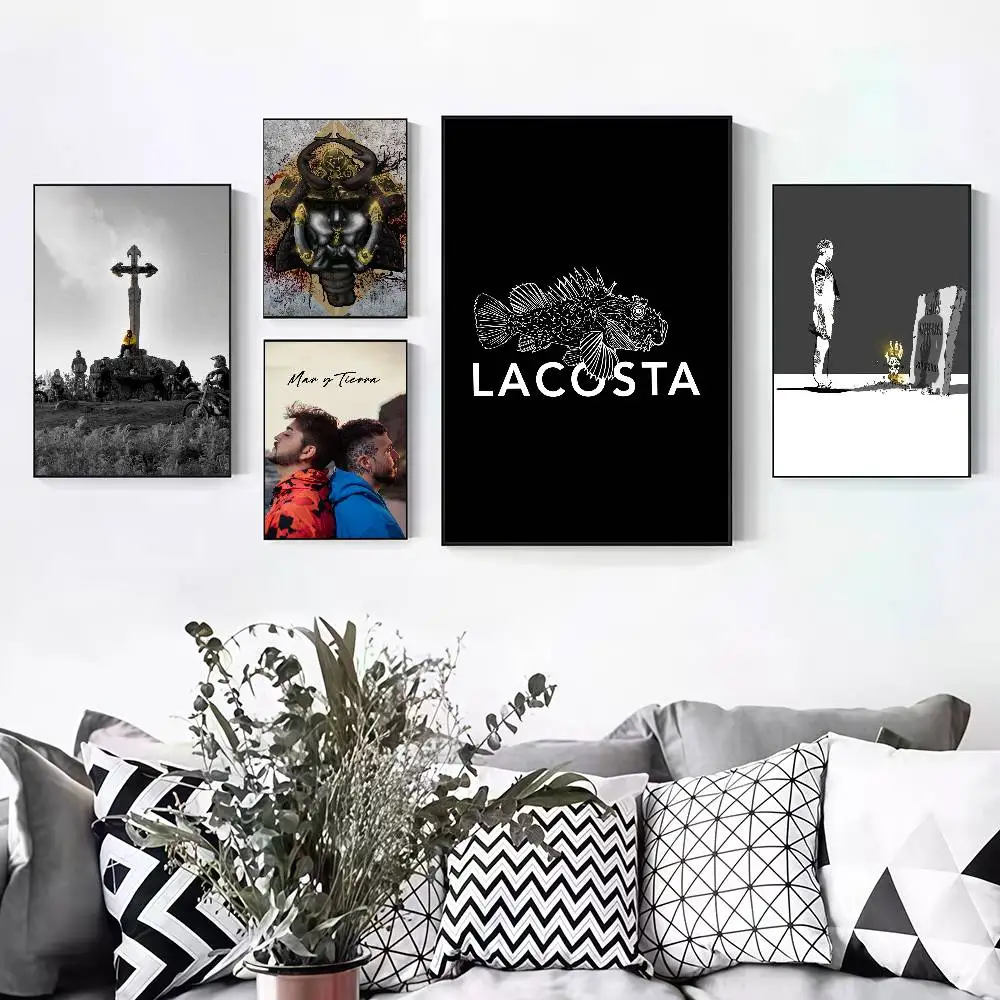 H-Hard GZ LACOSTA II Peelable Self-adhesive Poster Stickers Are Suitable For Frameless Wall Decoration In A Room