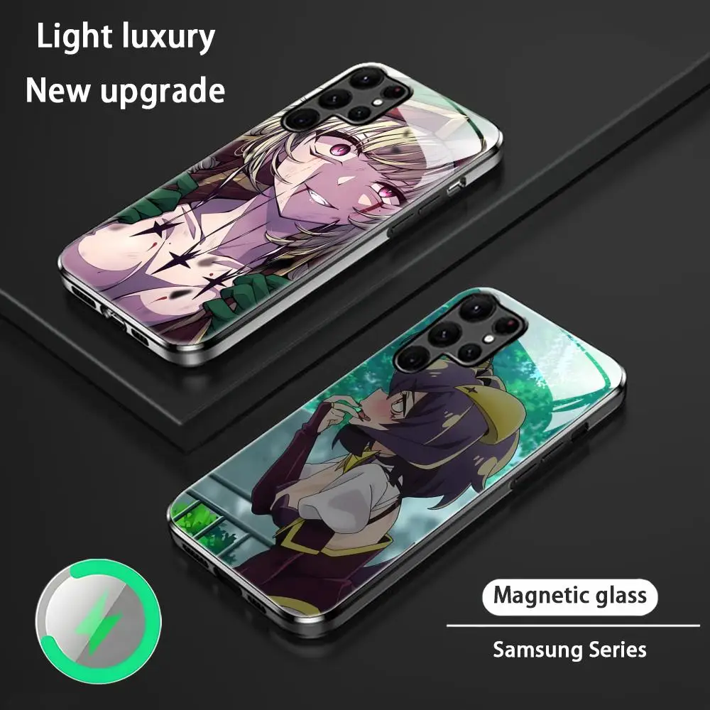 Japan Hiiragi Utena Anime Phone Case For Samsung S25 S24 S23 S22 S21 S20 Plus Ultra Note20 Glass Magnetic Case