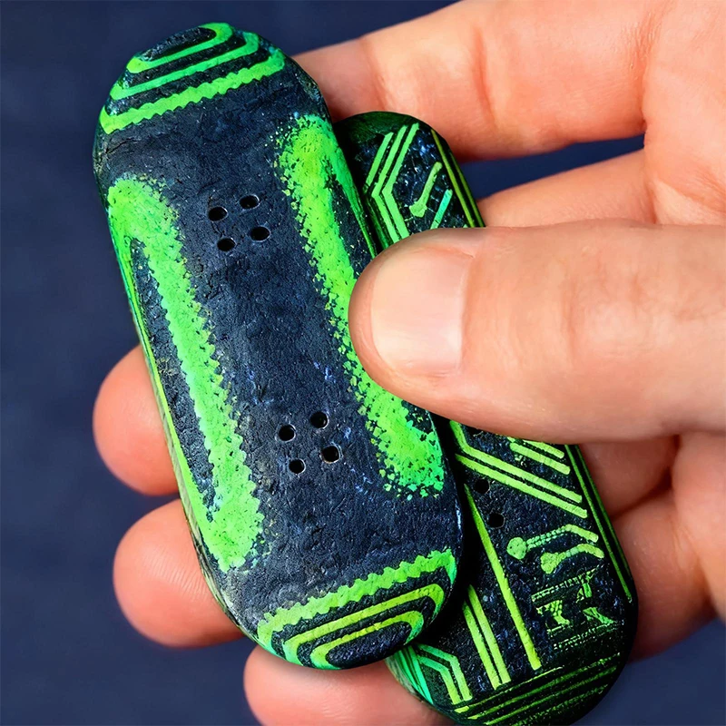 Mini 3D Printed Puzzle Magnetic Suction Leisure Decompression Toy Push Card Finger Gyro Boy Handle Piece Flip Decompression Toy