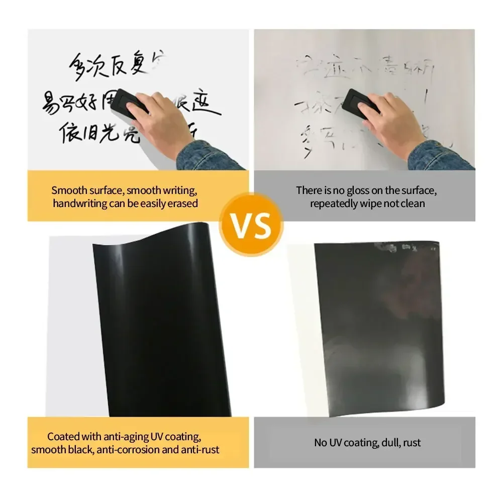 المحمولة A3/A4 السبورة المغناطيسية مغناطيس الثلاجة الجافة مسح لوحة بيضاء علامة الكتابة سجل رسالة مجلس تذكير مذكرة الوسادة طفل