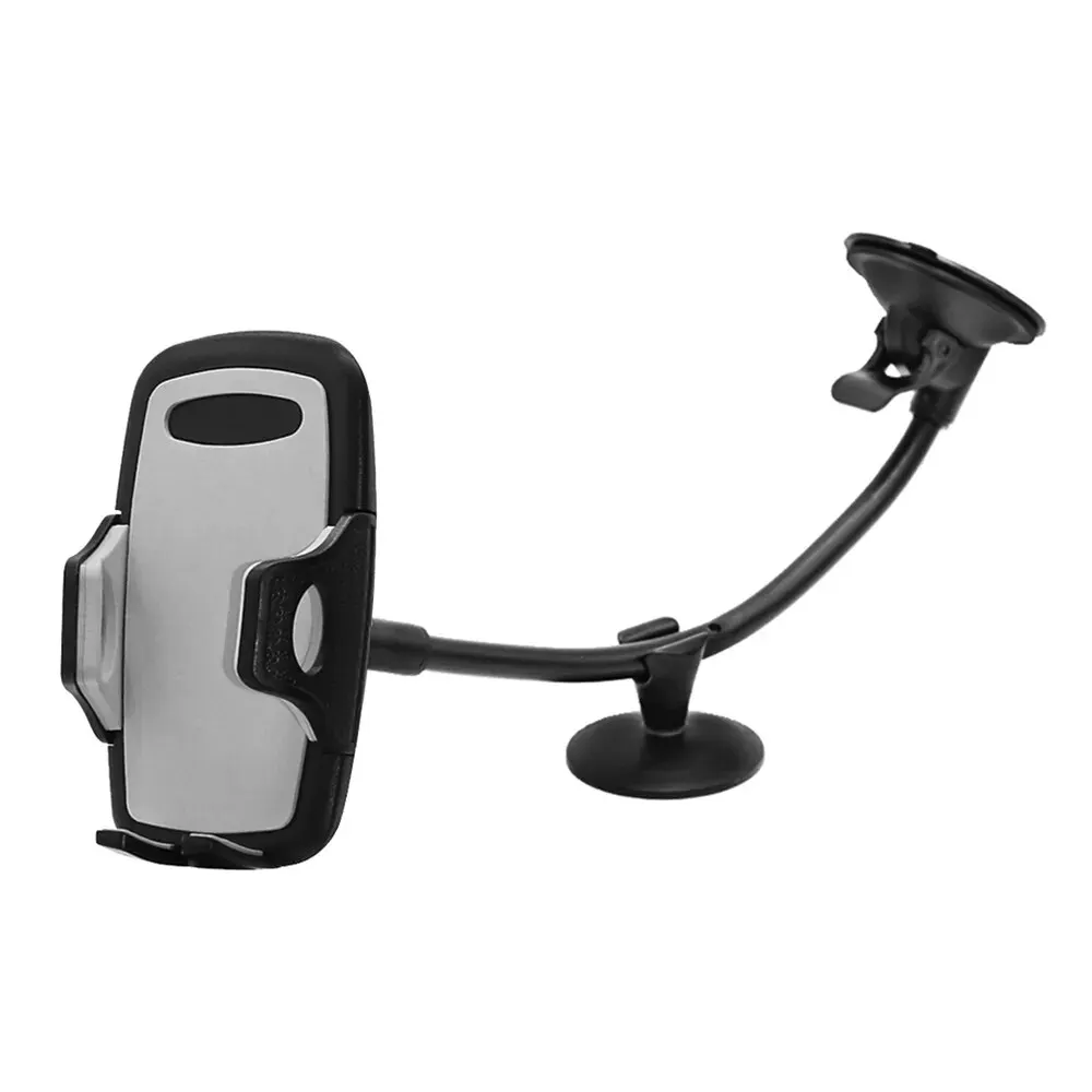 Xnyocn Windshield Car Phone Mount Universal Long Arm Cell Phone Holder for iPhone 15 14 13 Pro Max Samsung Galaxy Xiaomi Huawei