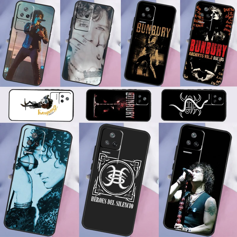 Enrique Bunbury Case For Xiaomi 13 12 Lite 11T 12T Pro 12X POCO X3 X5 F5 Pro F4 X4 GT M5s C40 F3 Back Cover