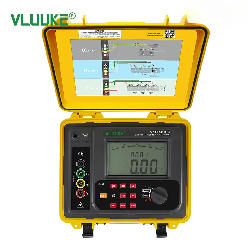 VLUUKE VKCR3100C Soil Resistiv – обзор и цена Soil Test Digital