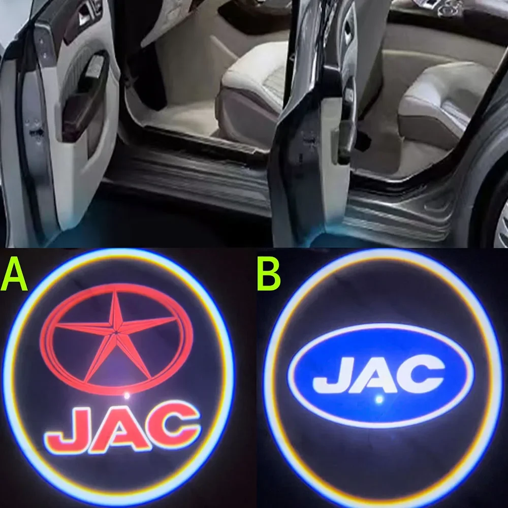 

Car Styling Auto Door LED Decoration Wireless Light Logo Projector Suitable for JAC S3 S5 A30 A13 T8 6 M2 Car Goods Decoration