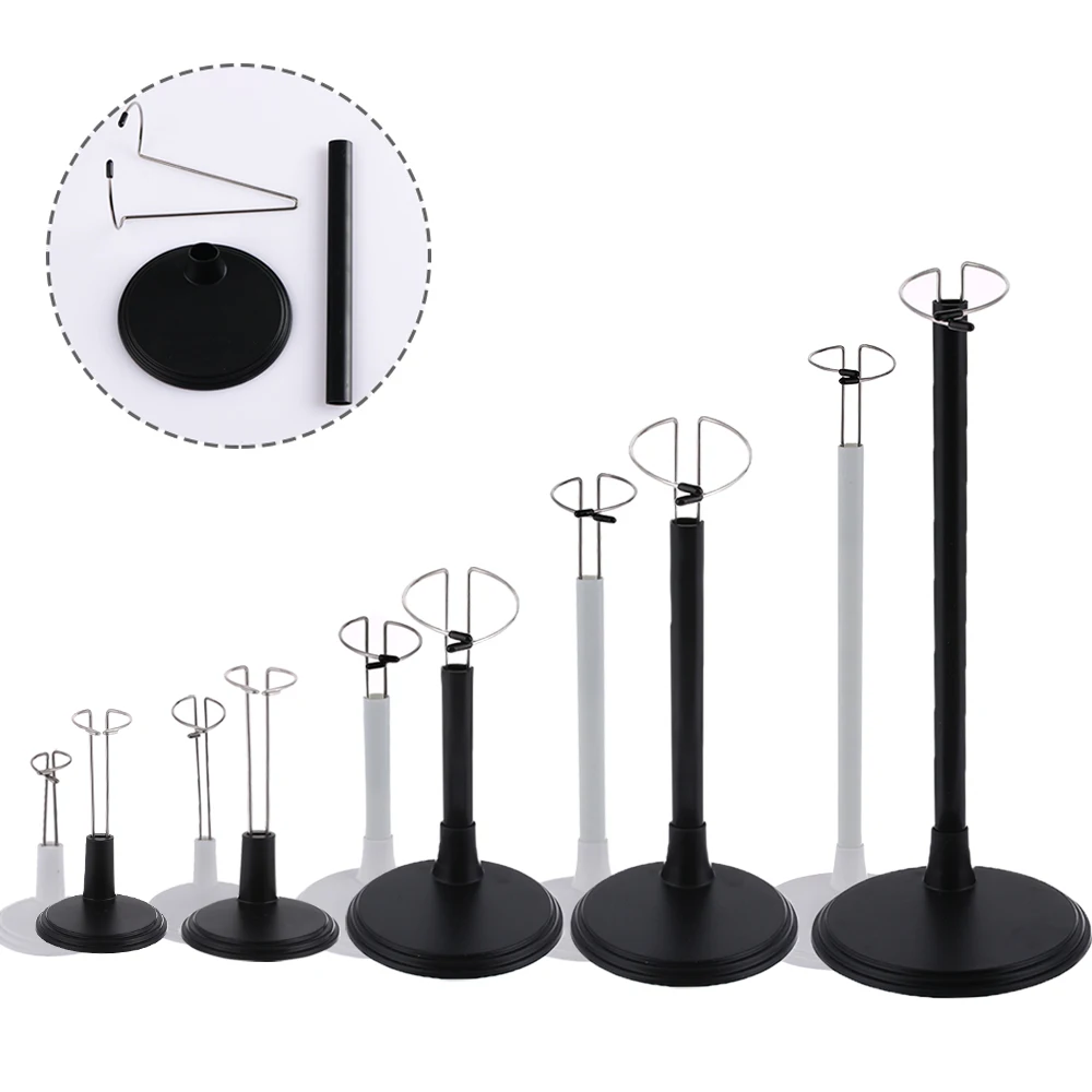 15/20/25/35/45CM Doll Bracket Adjustable Metal Doll Puppet Stand Holder Bracket Support Dollhouse Accessories Toy Store Display