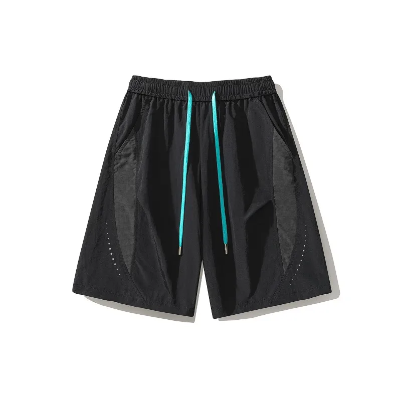 Men's Hong Kong Style Loose Shorts Casual Sports Five-Point Pants Fashion Trend Running Shorts