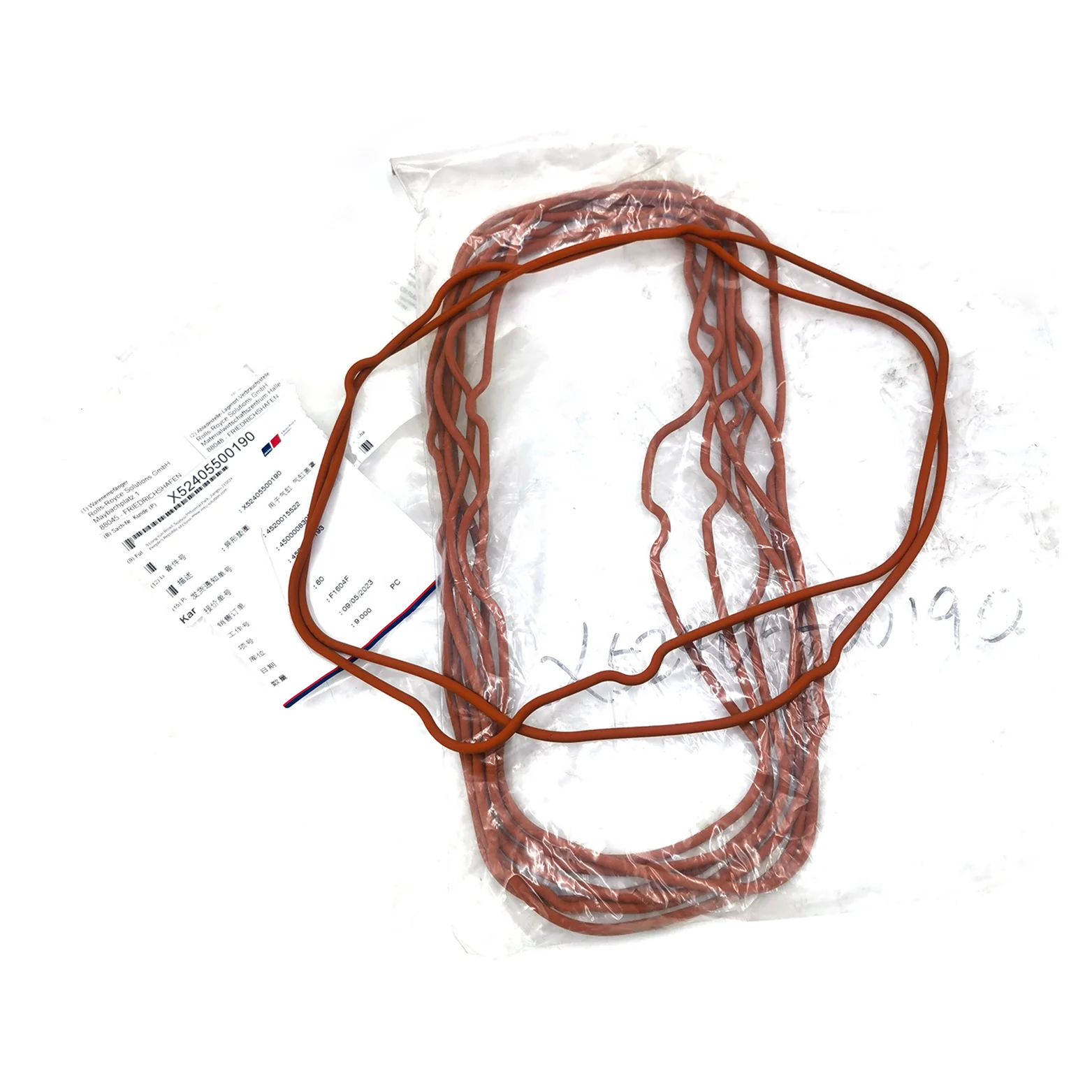 

Genuine MTU X52405500190 IRREGULAR GASKET FOR CYLINDER HEAD Original Parts For MTU SERIES 2000