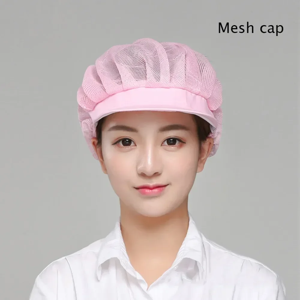 Canteen Net And Hat Men Cap Chef Mesh Sanitary Women Adjustable Breathable Xiasanxin Food Dust Workshop Caps