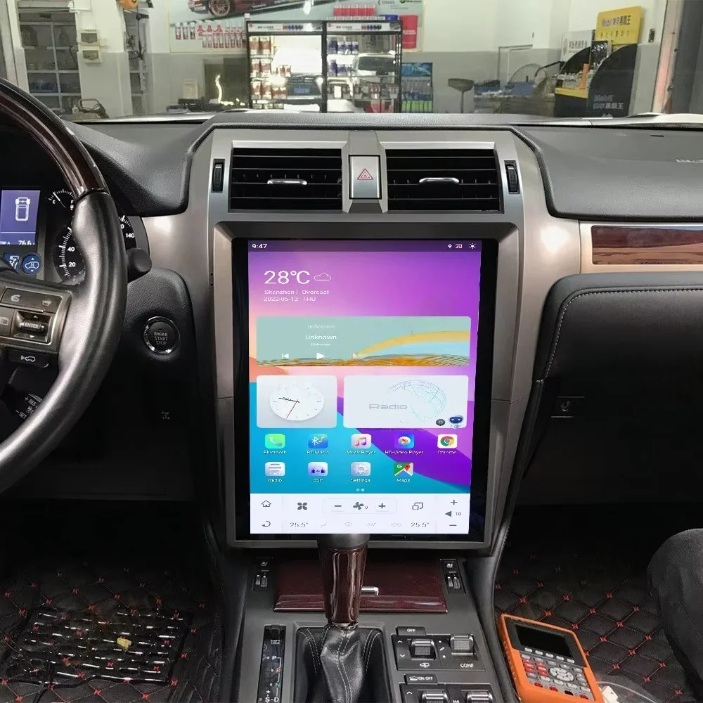 

Screen Style Qualcomm Android 14 Car Multimedia player For Lexus GX GX400 GX460 2010-2019 Stereo Autoradio Carplay GPS 4G