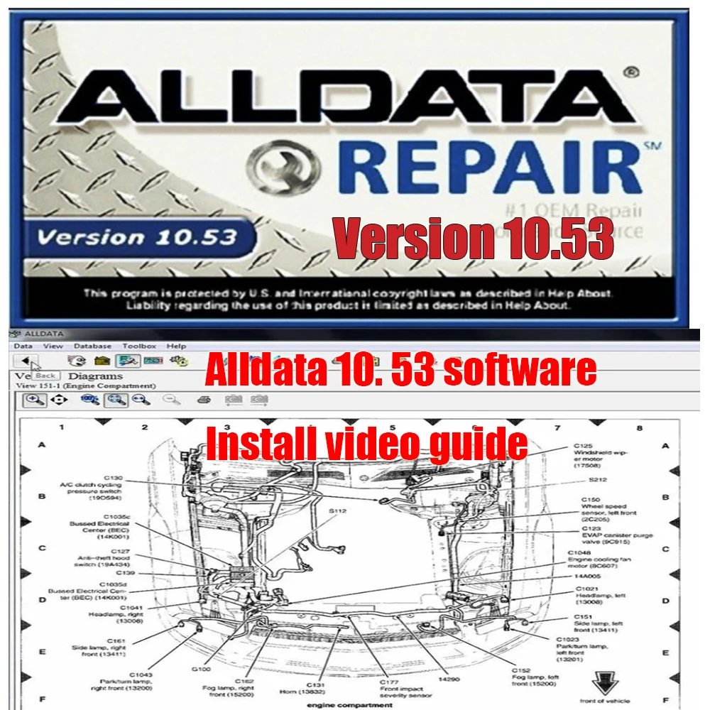 

2024 Hot Newest alldata Auto Data Repair Diagram Software alldata 10.53 software Alldata cars accessories auto diagnostic tools