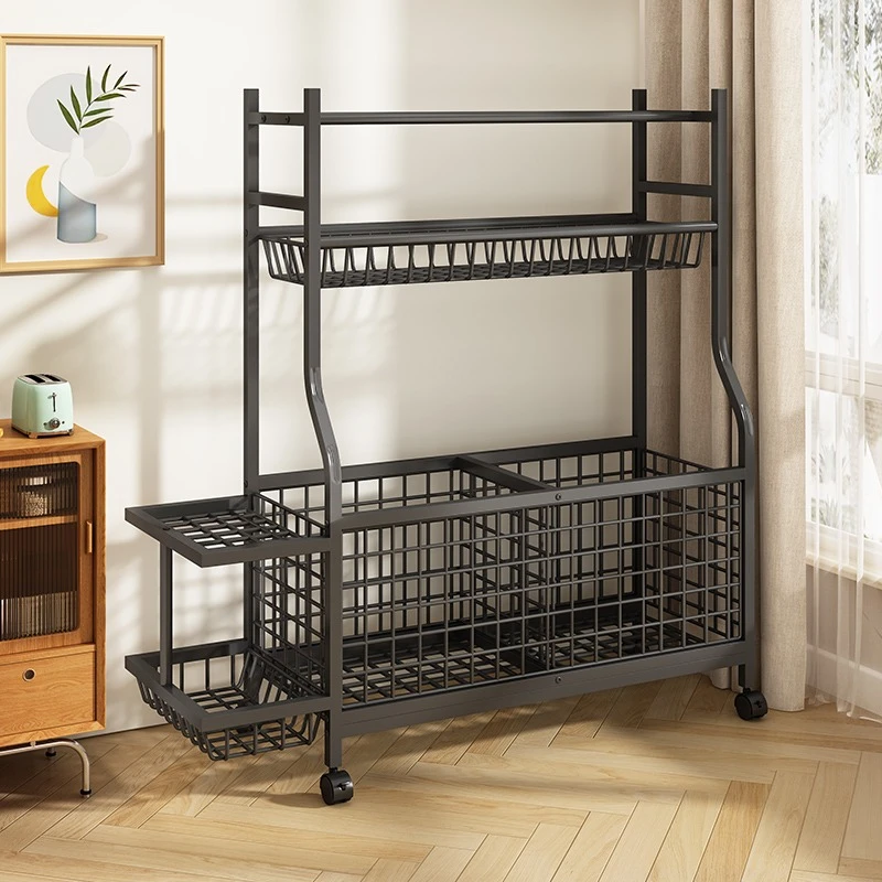 

Fitness equipment storage rack, household, exercise pot, dumbbell rack, foam shaft, yoga mat, shelf, removable