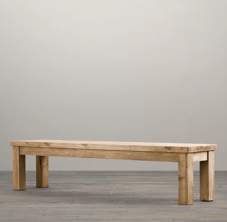 

z Individuelle Größe almaischer Stil Indoor Restaurant Válbel langlebig Massiv-Eichenholz Esstisch-Set