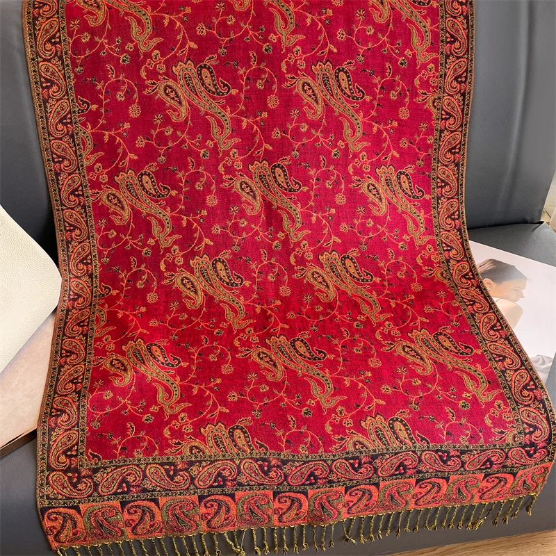 Luxury Brand Autumn Cashmere P - Cashmere Pashmina Wrap 评论和价格