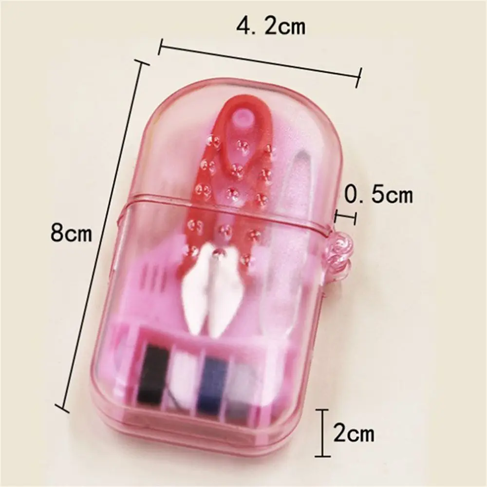 DIY Craft Thread Thimble Stitching Sewing Thread Travel Sewing Kit Portable Needle