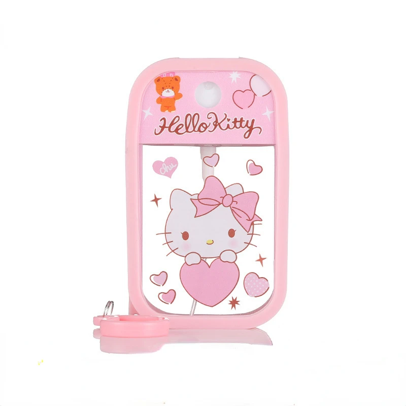 50ML Sanrio Hello Kitty Mini flacone Spray riutilizzabile portatile fragranza disinfettante per le mani bottiglia di alcol contenitore cosmetico