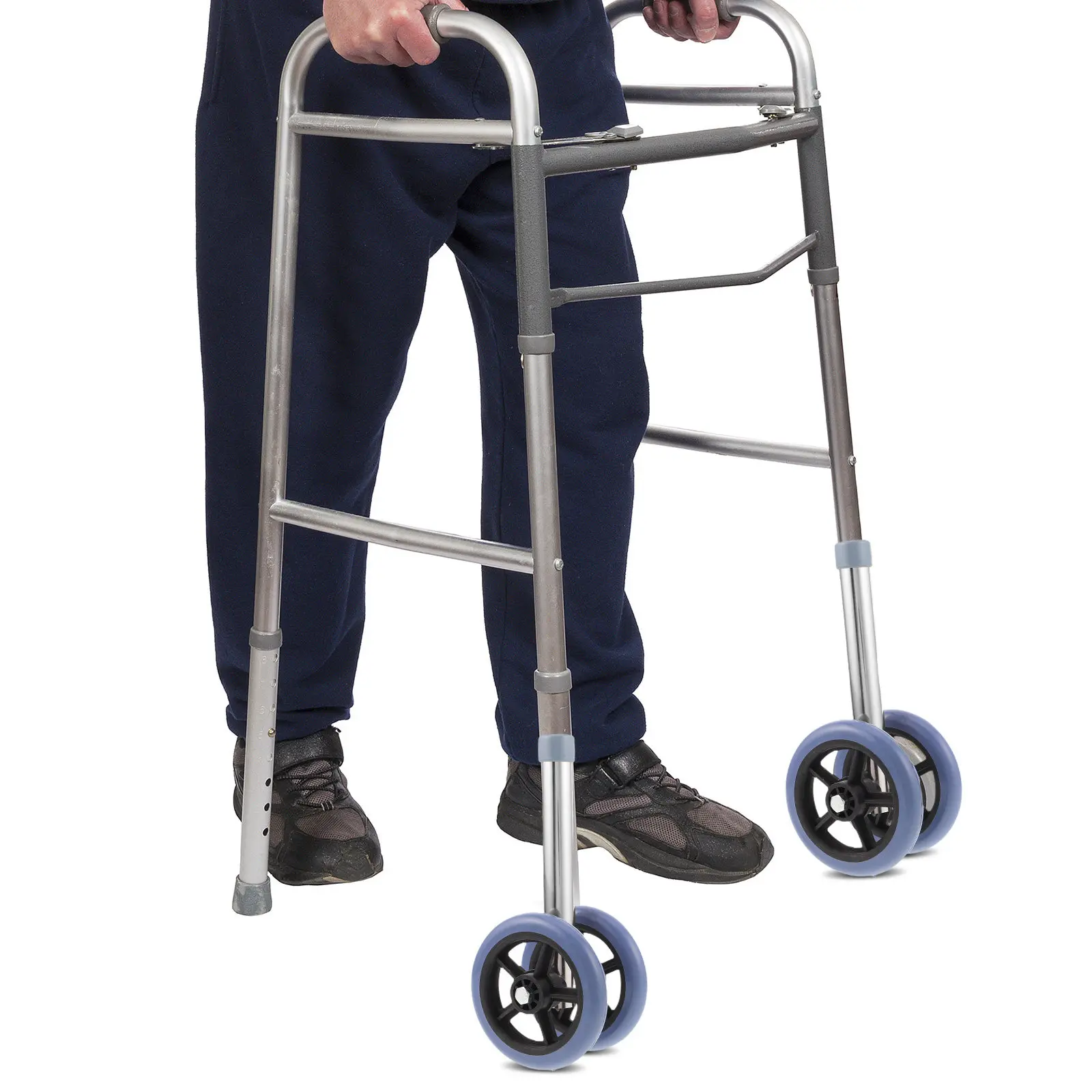 1pair-folding-walker-wheel-wheel-casters-replaceable-aluminum-heavy-duty-universal-small-parts-mobility-aid-seniors