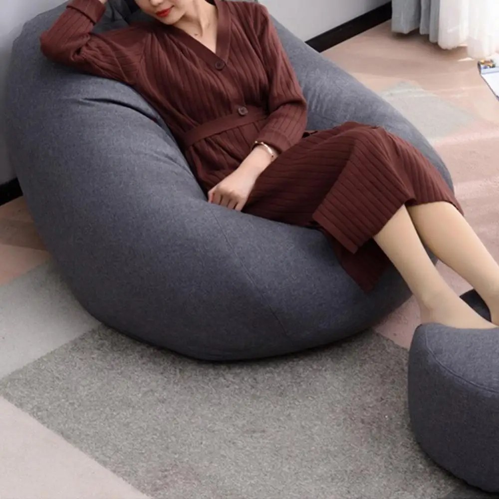 Sofa Bean Bag Soft Leisure Bean Bag Sofa Lazy Couch Bag ChairTatami Lazy Lounger Sofa Cover Large Bean Bag Chair Cushion Bed