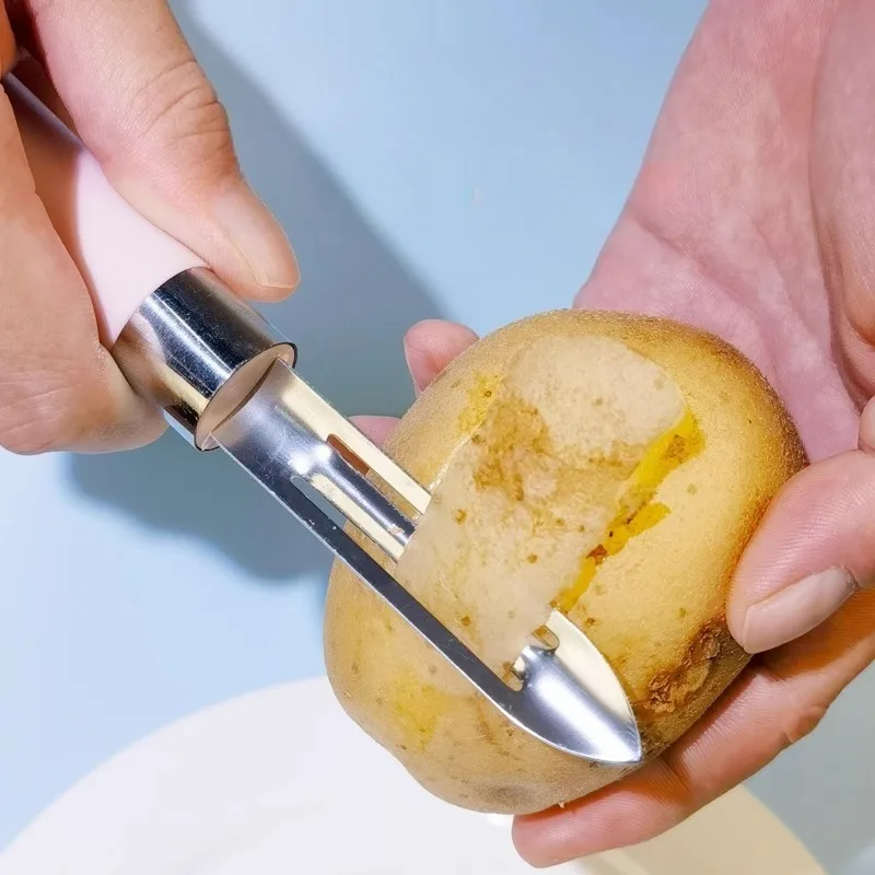 

Sharp Precision Kitchen FruitPeeler Versatile Veggie Peeler Anti Slip Design for Secure Grip Household Peeler Kitchen Utensils
