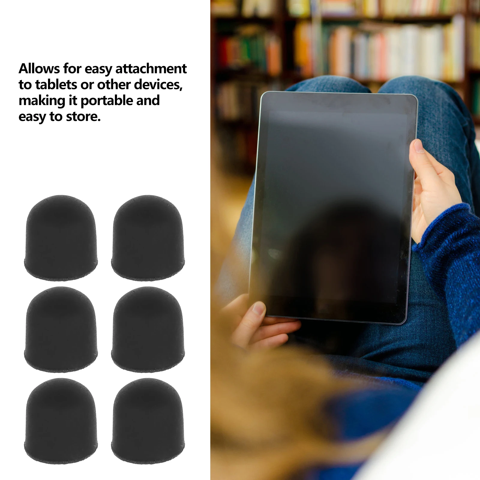 50Pcs Touch Screen Pen Tips Capacitive Stylus Replacement Nibs Soft Silicone Material Long-Lasting Wear Resistant for All