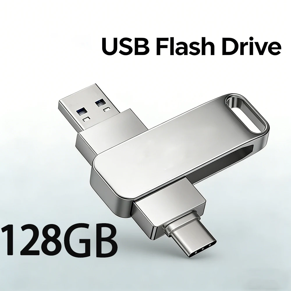 NOWA pamięć USB 3.2 o pojemności 512 GB, z funkcją OTG, szybka pamięć typu C, metalowa obudowa, idealna do telefonu i komputera. — zdjęcie produktu 4