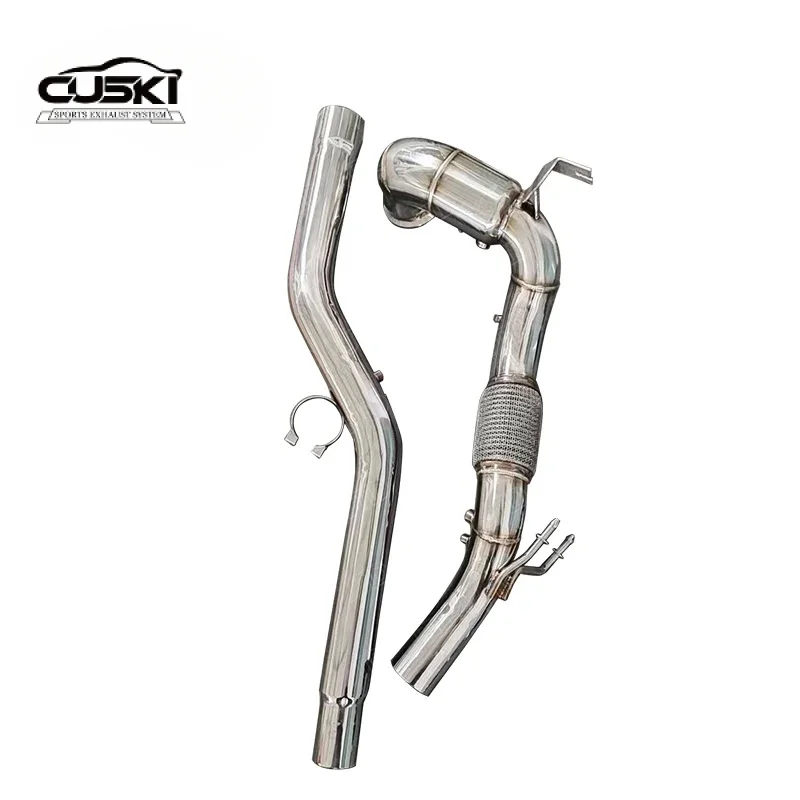 High Performance NO Cat Exhaust Downpipes for Audi 8Y S3 MK8R Volkswagen Golf Stainless Steel Car Accessories exhaust system