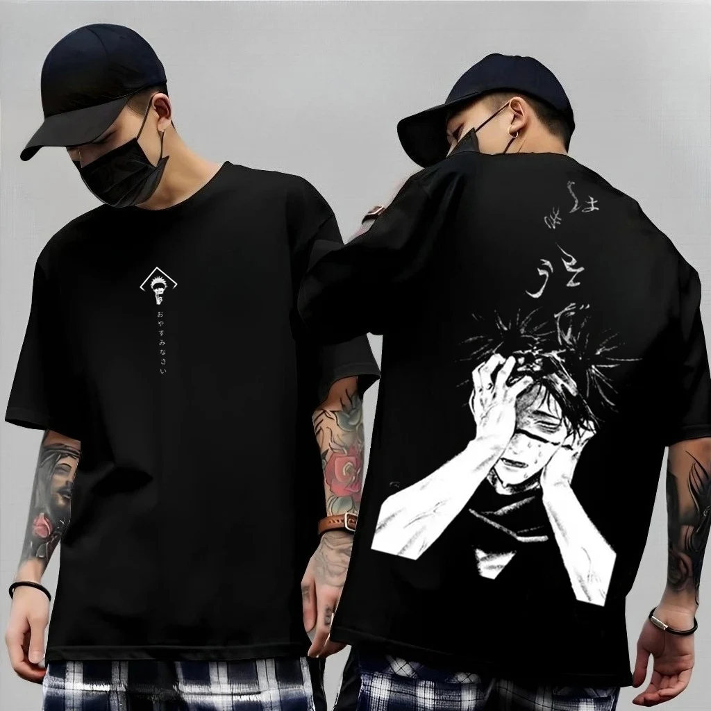 

Gojo Satoru Jujutsu Kaisen Футболка с короткими рукавами и принтом Хлопковая детская одежда Забавные футболки с круглым вырезом Harajuku Y2K Новое поступление