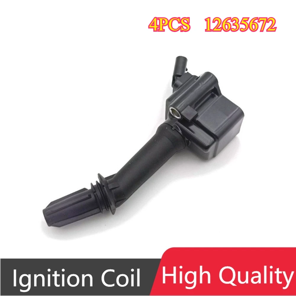 4Pcs 12635672 12670053 555692530A UF802 Ignition Coil For Buick Encore Chevrolet Cruze Equinox Malibu Volt GMC Terrain 2016-2022