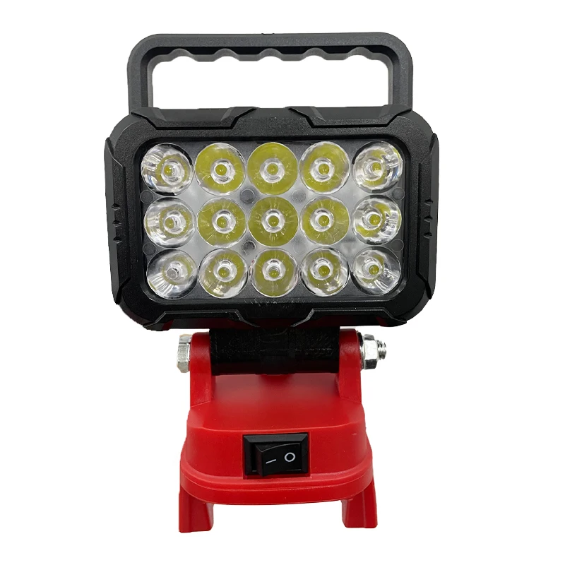 LED-licht voor Milwaukee Batterij M-18 3In draagbare spotlight Draadloos buitenwerk Vissen Handheld noodgereedschap Licht