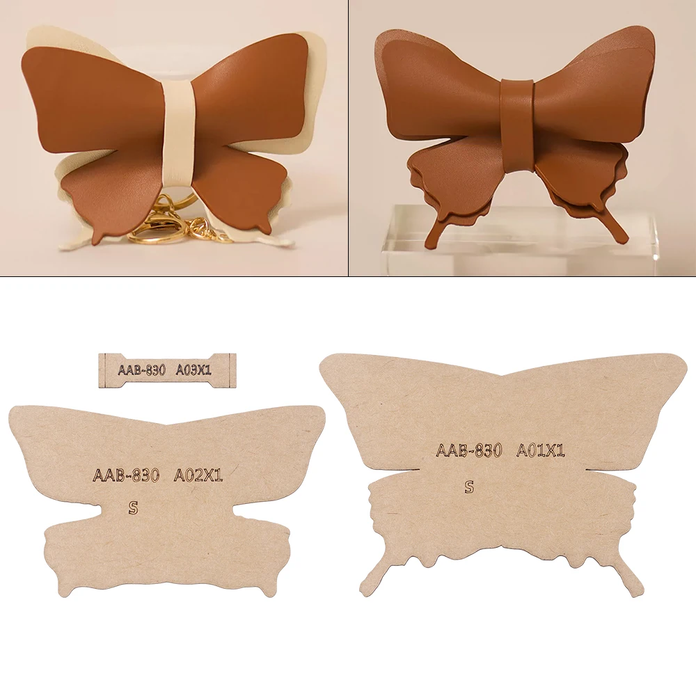 DIY Butterfly Decorative Pendants Stencils,  Leather Handicraft Kraft Paper Template, Paper Design Patterns Mold