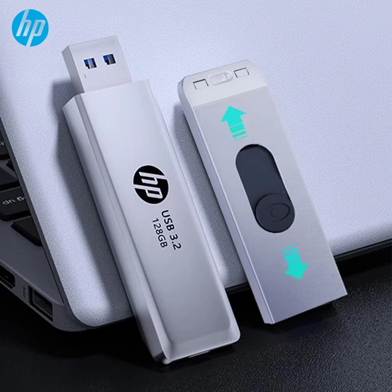 Unidad flash USB Original hp, memoria USB 3,2 de alta velocidad de 200 Mb/s, unidad de bolígrafo de 128GB y 256GB para ordenador portátil, Smart TV