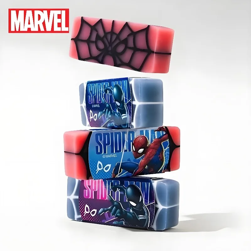 

Marvel Eraser Spider-Man Anime Cartoon Figure Easy To Wipe Student Child Pencil Eraser Stationery Creative Prize Gift 6 Pieces