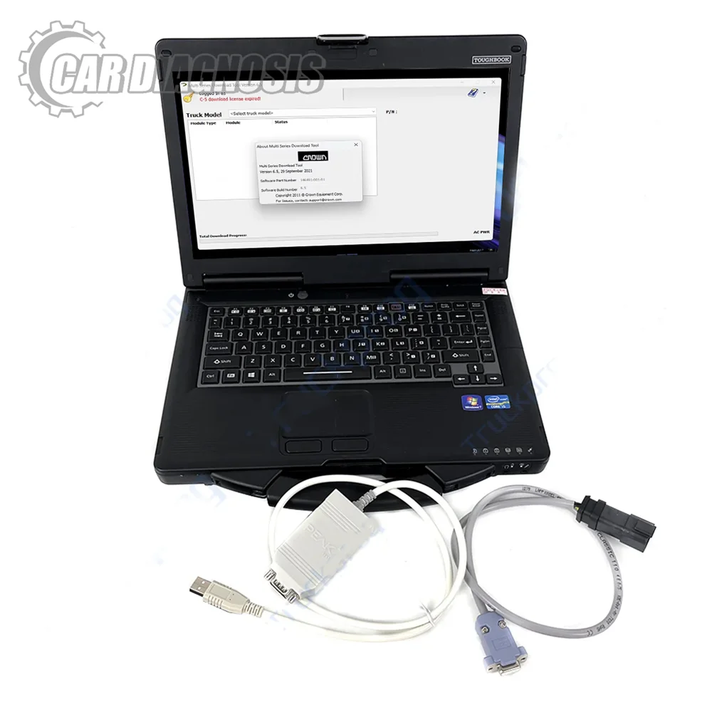 

CF53 laptop Forklift Coach Lift-Truck Truck Diagnostic Tool for Toyota for Crown Pcan system USB Can Forklift Diagnostic Cable