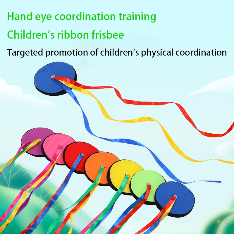 Outdoor Ouder-kind Spelletjes Voor Kleuterschool Spons Vliegende Schijf Kindersport Zacht Lint Vliegende Schijf Zintuiglijk Voor Kinderen Speelgoed